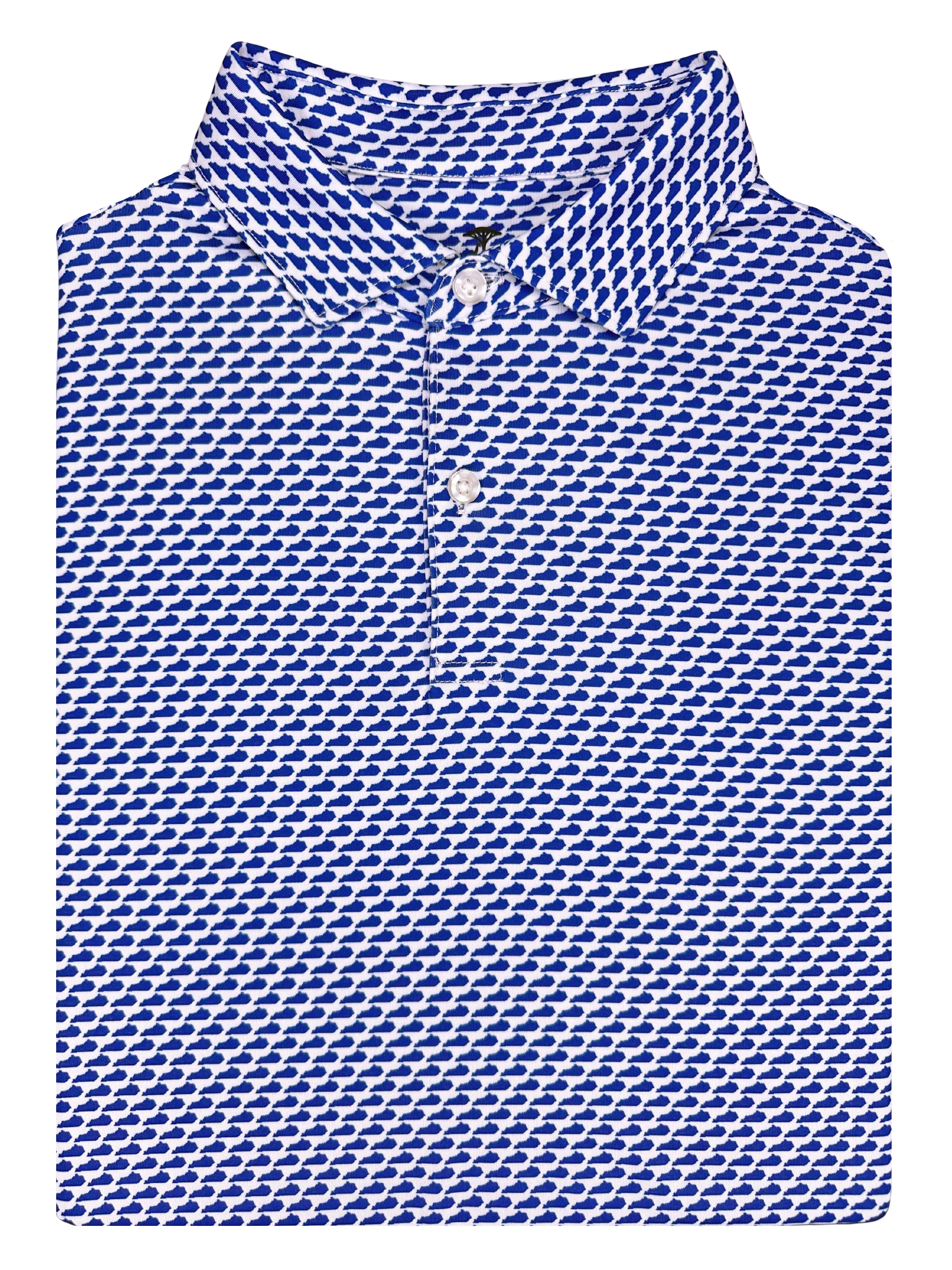 Kentucky Blue Print Polo